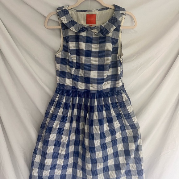 ModCloth does 1950’s gingham party sundress size small - Picture 2 of 5